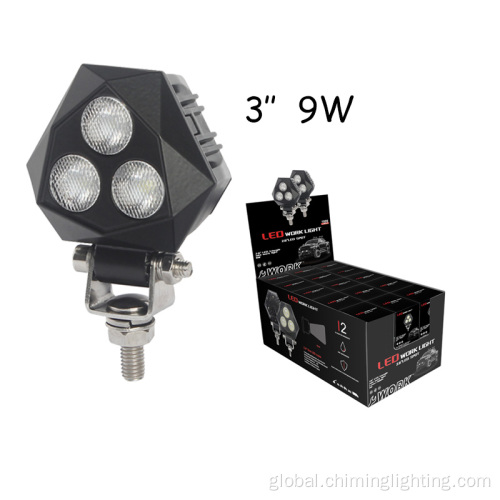  Hot Sale Truck Mini Led Work Light 3 Inch Round 16Led Work Light For Truck Atv Atv Manufactory